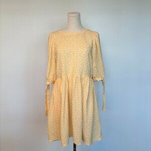 Smash + Tess x Jillian Harris Yellow Garden Party Mini Dress